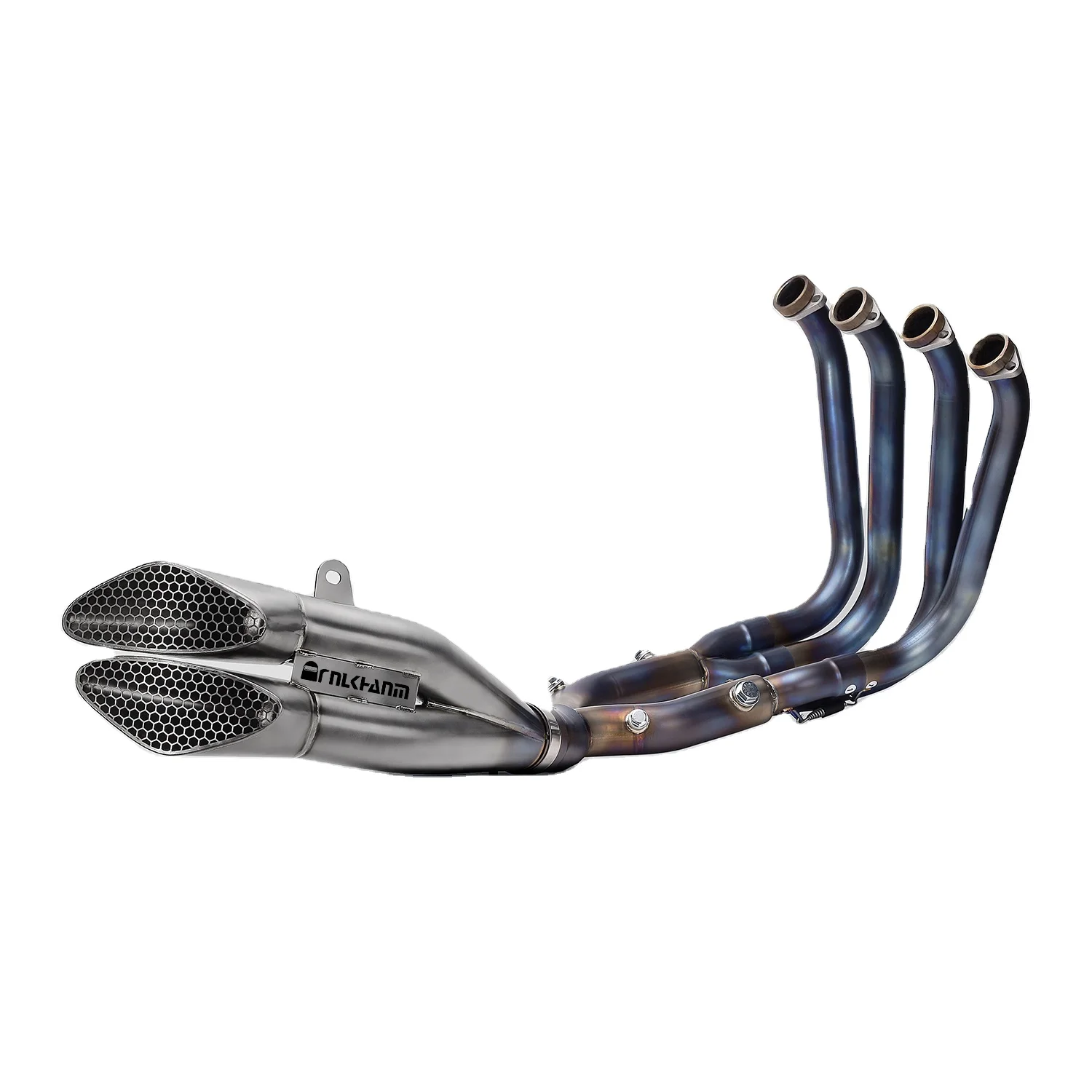 

STLF Modified Titanium Alloy Double Exit Muffler Slip-on Front Pipe Full Exhaust System for S1000XR 2019-2024 Motorcycles New