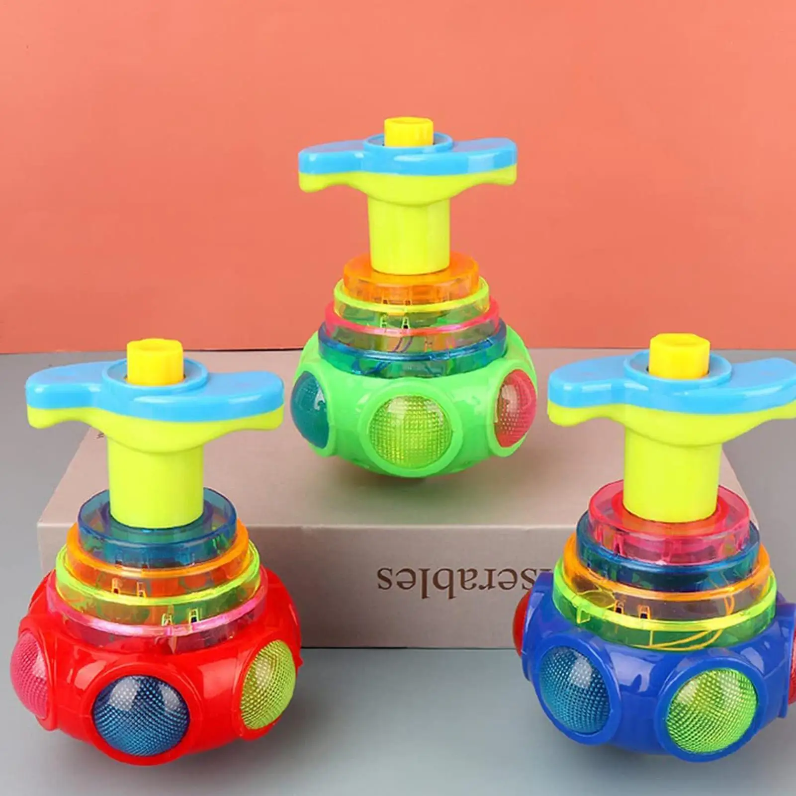 LED Music Spinnings Top Toy Flashing Lights & SoundsFun Gyroscope For Toddlers, Kids Party Favors, Birthday Gifts & Sensory Play - view 4