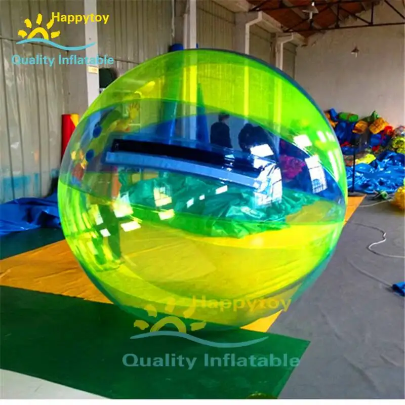 Green Inflatable Water Toys Human Hamster Lake Inflatable Water Walking Ball For Pool