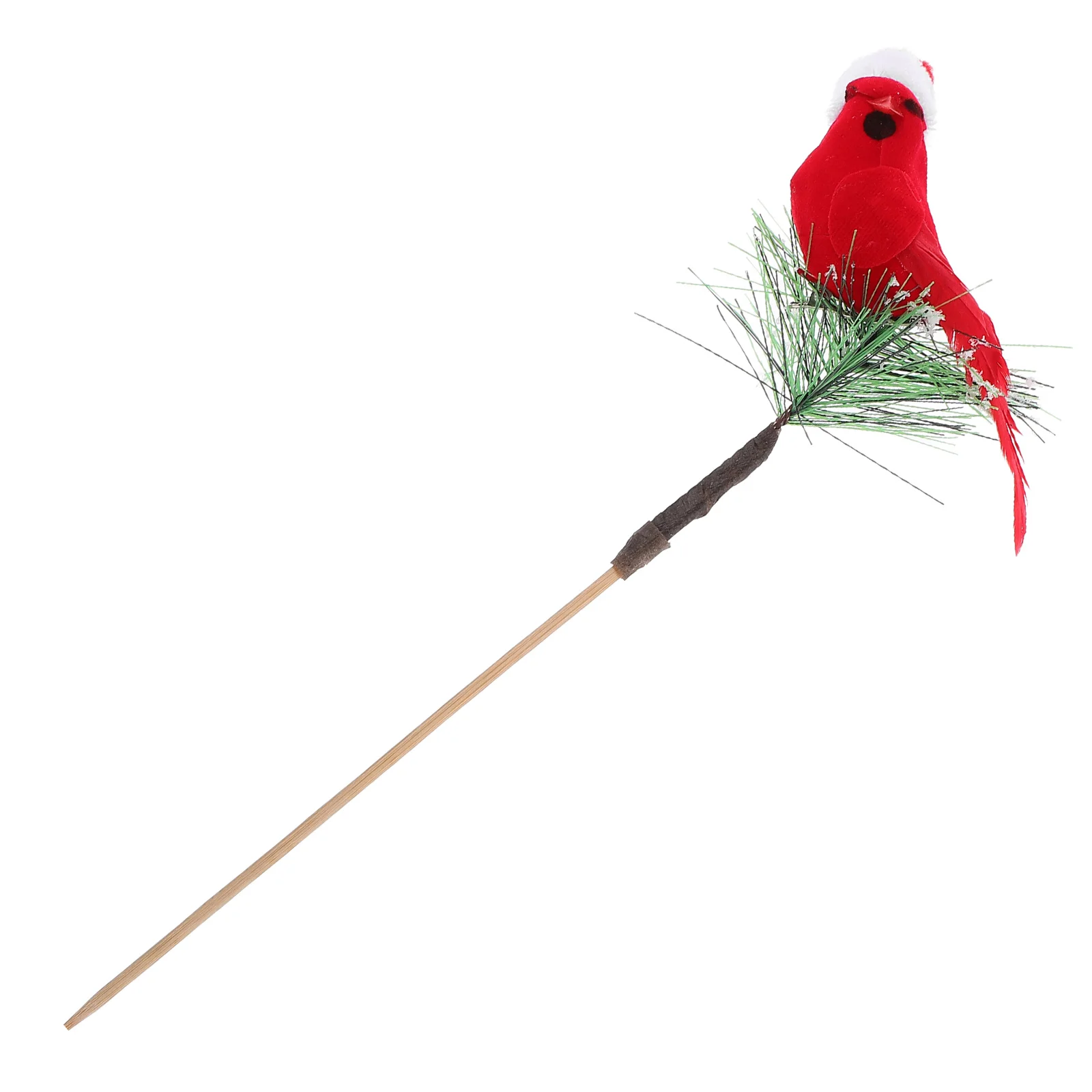 

Red Bird Decoration Figurine Realistic Design Christmas Tree naments Wreaths Garden Decor Durable Material Festive Enhancer