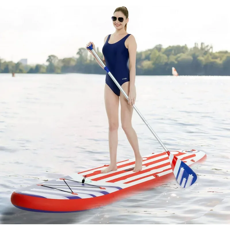 Inflatable Stand Up Paddle Board SUP Paddleboard with Accessories and Carry Bag Bundle