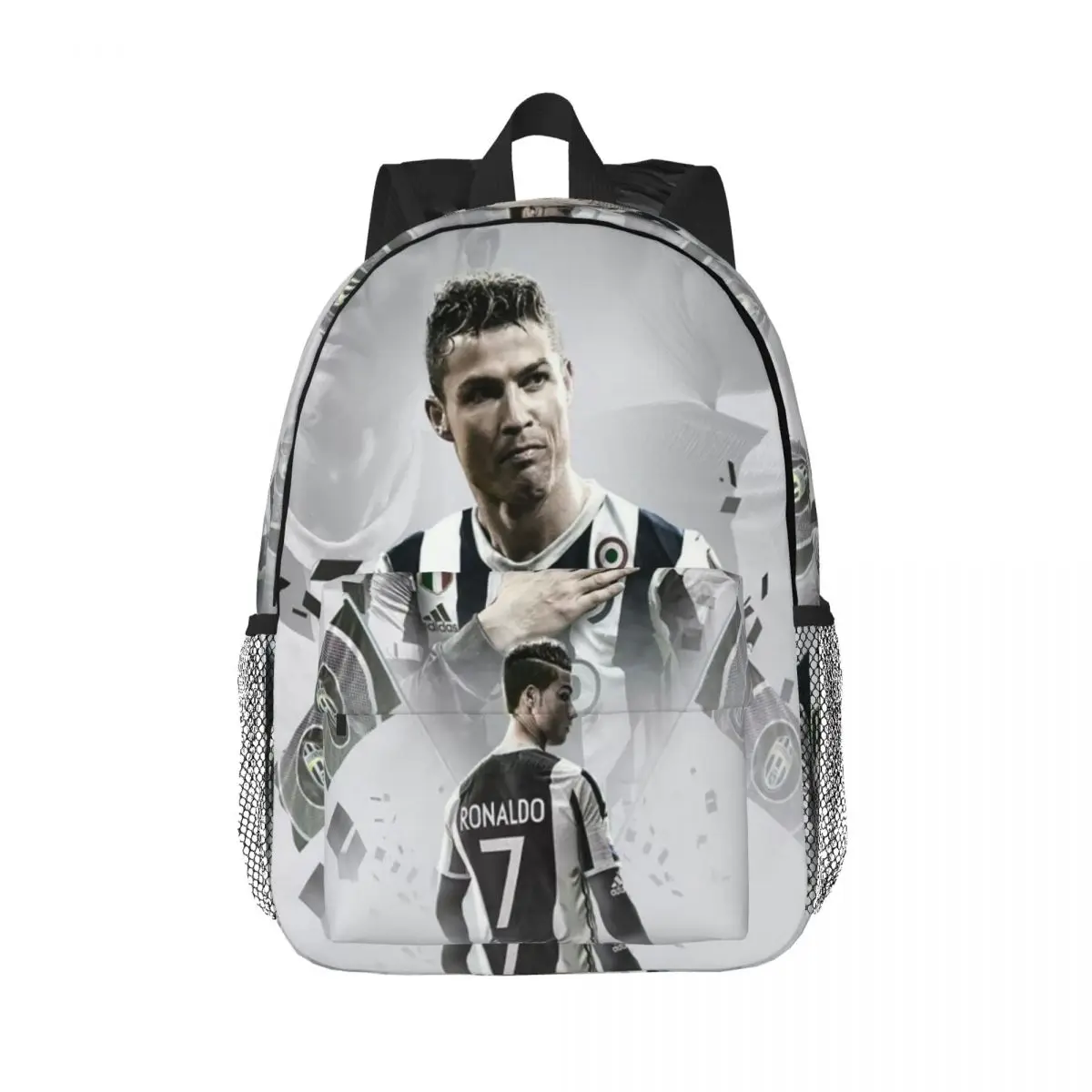 Mochilas CR7 Cristiano Ronaldo, mochila para adolescentes, mochilas escolares de dibujos animados para niños, mochila para ordenador portátil, bolso de hombro de gran capacidad