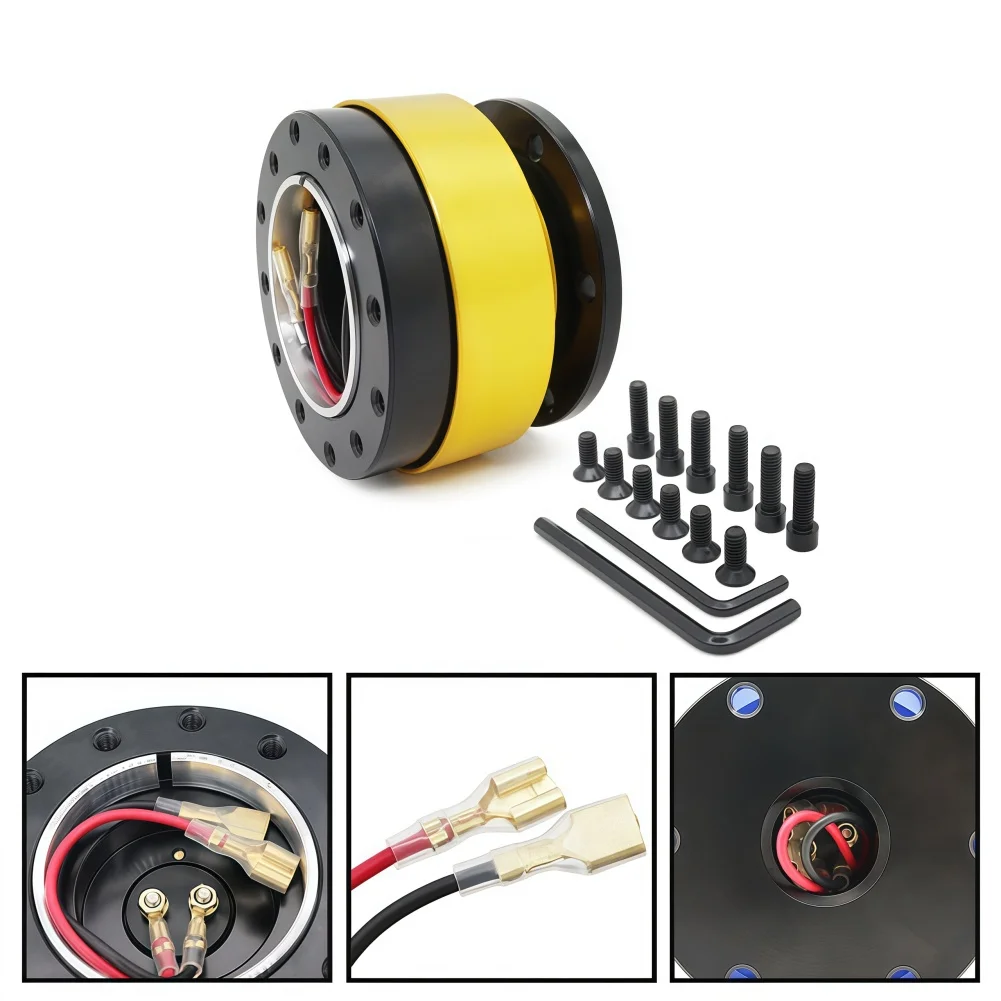 عجلة توجيه سيارة الإفراج السريع محول أداة الكرة تحمل عجلة القيادة الإفراج السريع تعديل السيارة الملحقات الداخلية #3