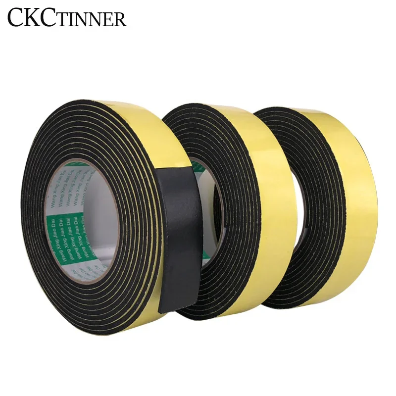 1-3mm thickness super sponge EVA single side foam sponge foam tape EVA tape 5/10/15/20/25/30/35/40mm Adhesive Waterproof Tape