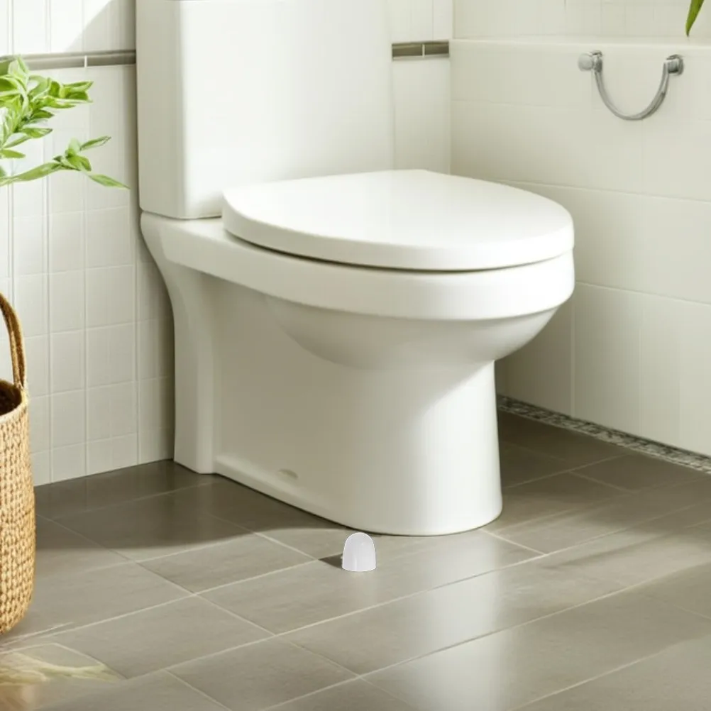 

8Pcs Universal Toilet Bolt Caps Plastic Round Screw Covers Decorative Toilet Base Mounting Caps Bathroom Accessories White