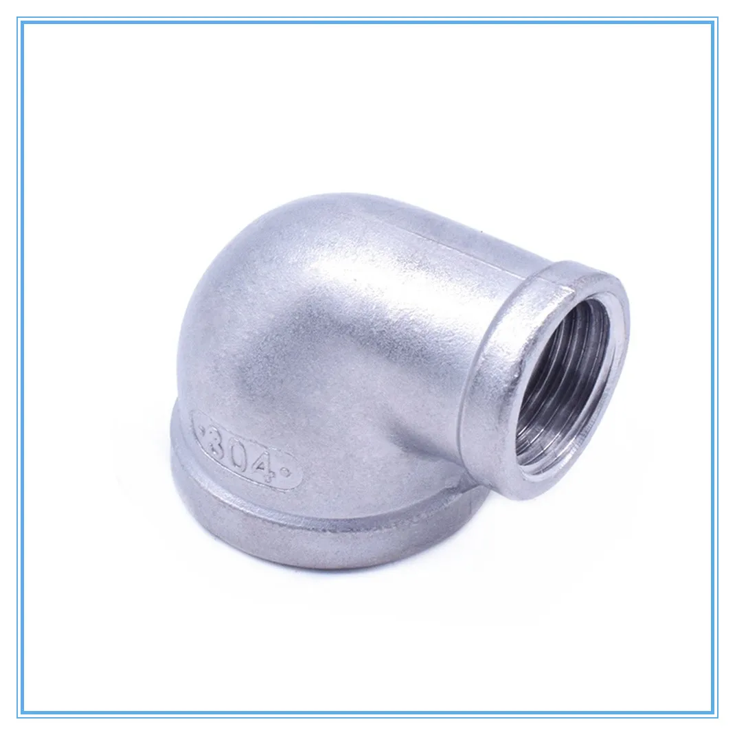 

Elbow 90 Degree Angled different diameter F/F Stainless Steel SS 304 Female*Female Threaded Pipe Fittings