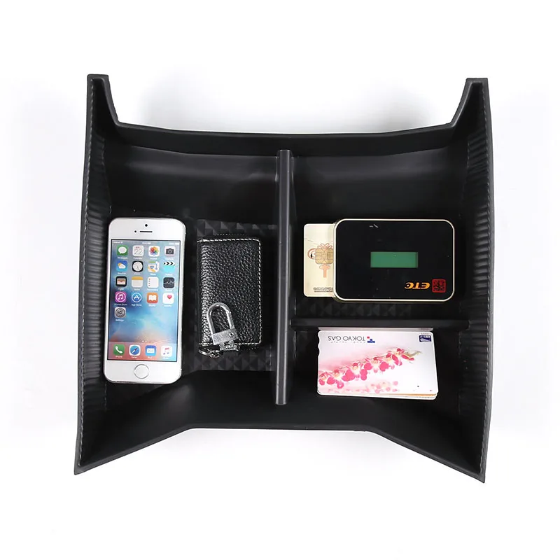 BMW iX I20 Elektro EV 2022 + Araba Merkezi Kontrol Organizatör Depolama Tepsisi Kol Dayama kutu konteyner ABS Oto Aksesuarları 1 Adet