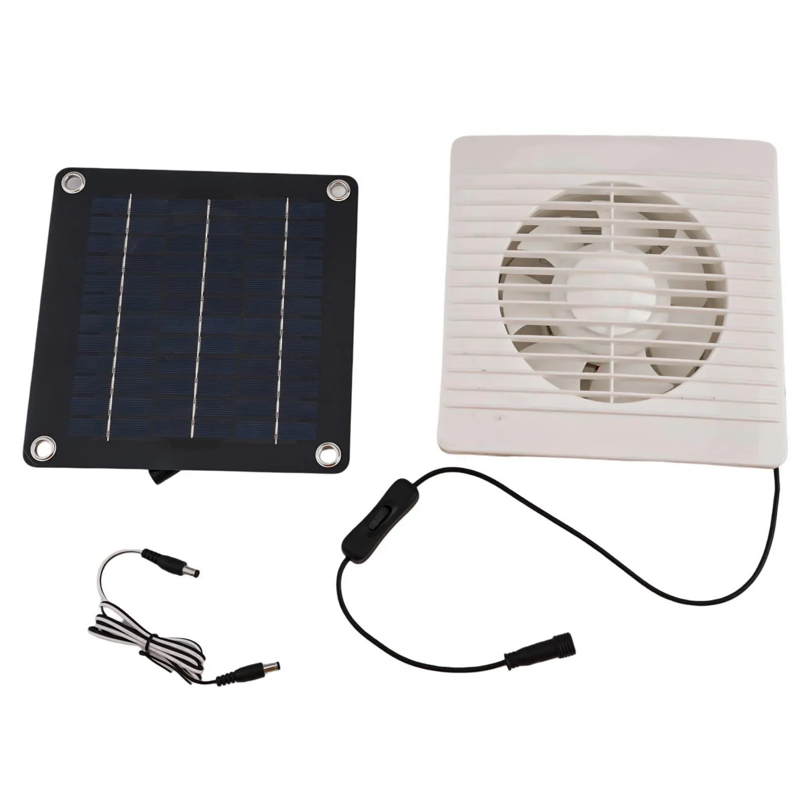 

12V 30W Solar Panel Energy Exhaust Fan Solar Fan For Dog Chicken Coop RV Solar Ventilation Fan Window Photovoltaic Panel