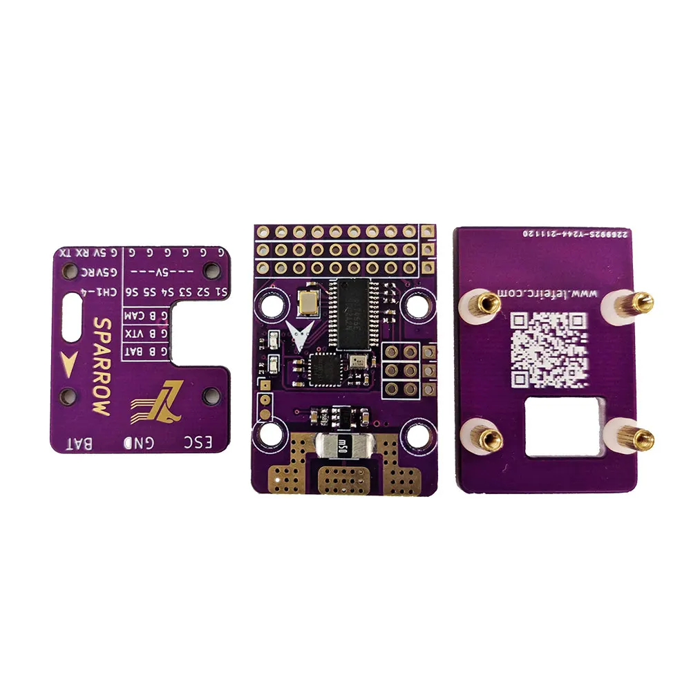 

LEFEI Sparrow 3 V3 OSD Flight Controller FC GPS Gyro Stabilization Return Home Support SBUS PPM PWM IBUS CRSF For RC Airplane