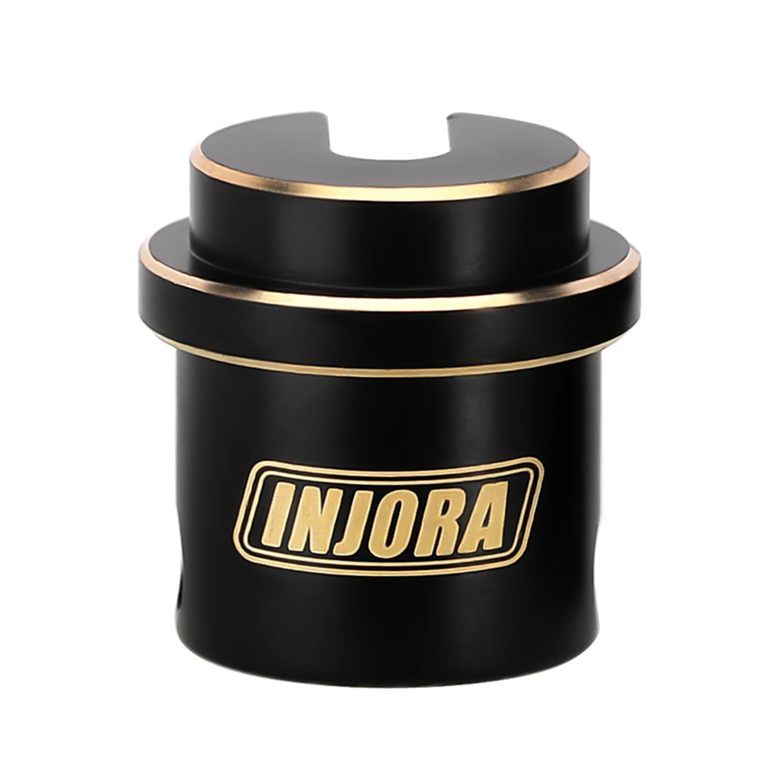 INJORA Black Coating Brass Shock Lower Spring Retainer for 1/10 RC Crawler Axial SCX10 PRO Upgrade