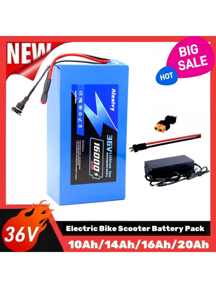 10S5P 36V 16000mAh Elektroroller Lithium-Akku 18650 Batteriepack 36V 12/16/20Ah Elektroroller-Akku