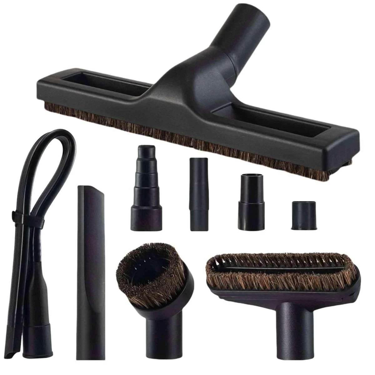 

9-Piece Universal Accessories Cleaning Set, Vacuum Attachment/Brush/Crevice Tool, for 32 mm and 35 mm Standard Hoses