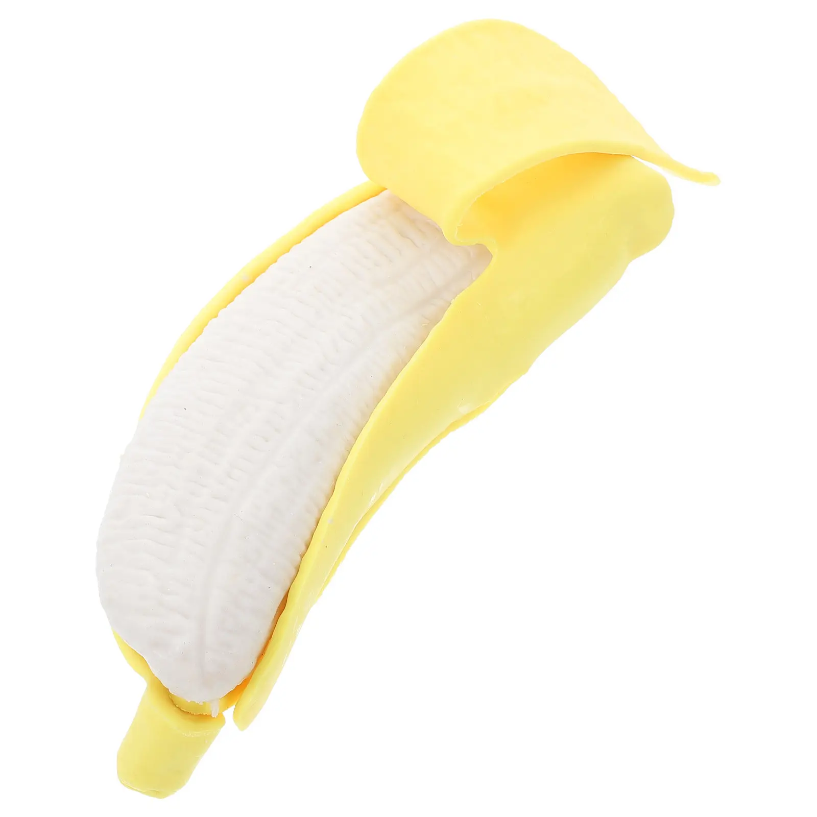 

Realistic Fake Banana Lifelike Peeling Fruit Prank Prop Soft Material Kitchen Decor Party Decoration Artificial Banana