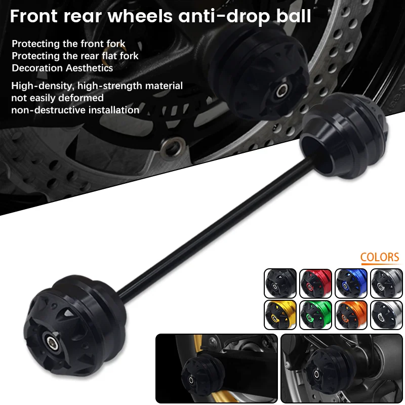 

Motorcycle Modified Drop Ball Front Axle Wheel Fork Slider Protector Pad For Honda VFR 800X 1200 X/F VFR800X VFR1200X VFR1200F