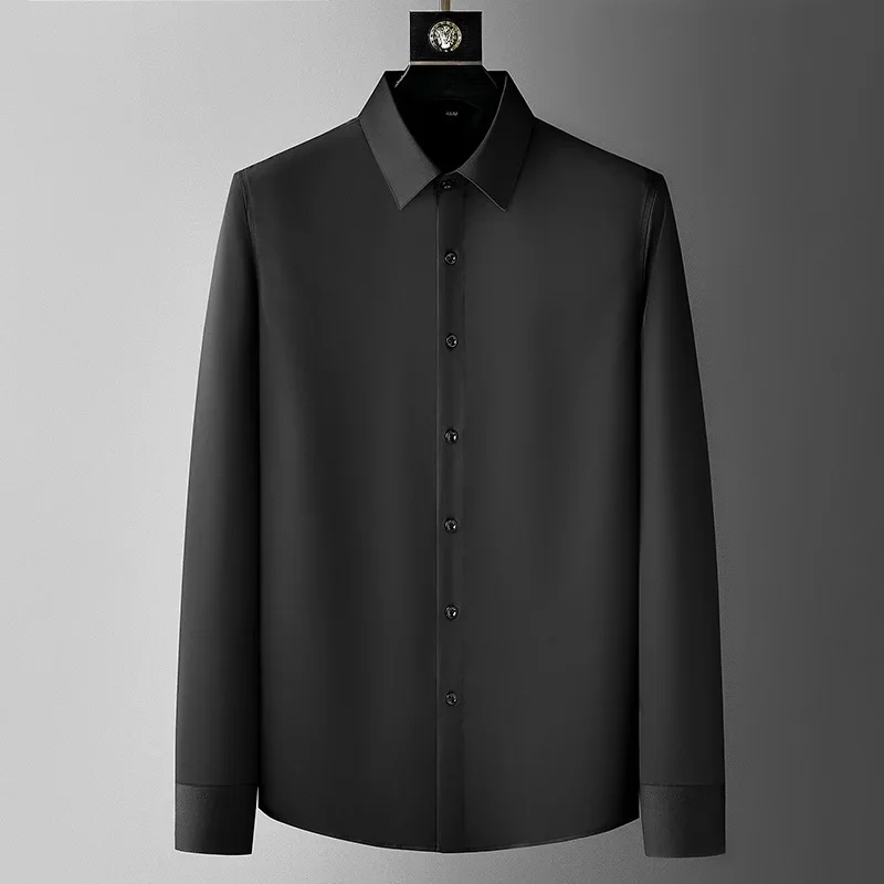 O247casual Groomsman En Bruidsjonkers Kledij High-End Heren Shirt Met Lange Mouwen