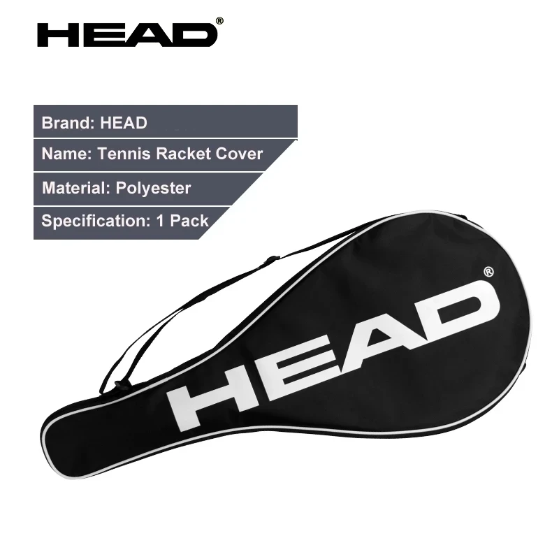 Original HEAD Tennis Bag Portable HEAD Tennis Racket Cover Single Pack Tenis Racket Protective Cover Waterproof Shoulder Bag