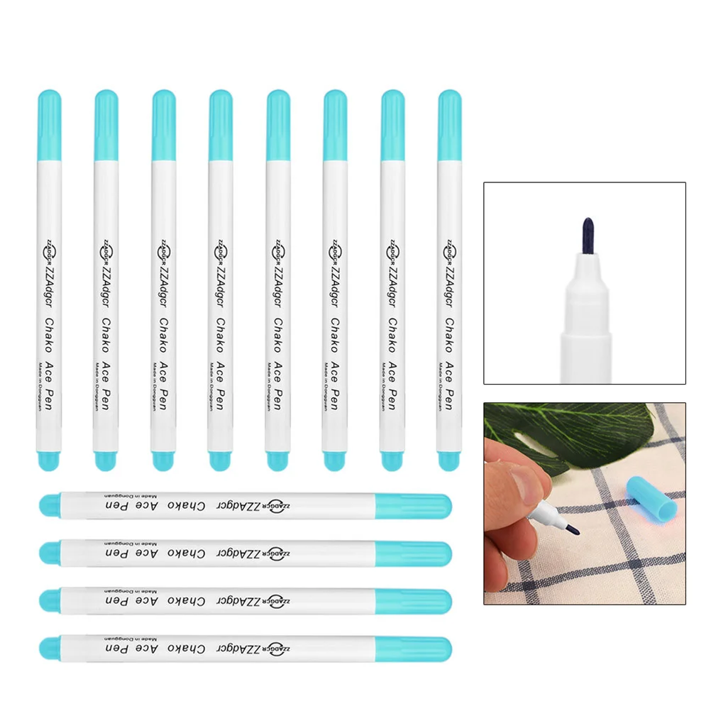 12 Pcs Sterile Easy to Wipe Tattoo Marking Pen Tattooing Skin Pens Piercing Oil Ink Painting Pencil