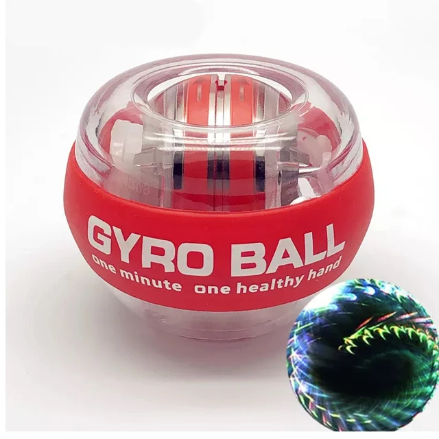 LED Multicolor Hand Grip Strength Ball Arm Exercise Gyro Wrist Power Training Device for Forearm Exercises Wrist Ball