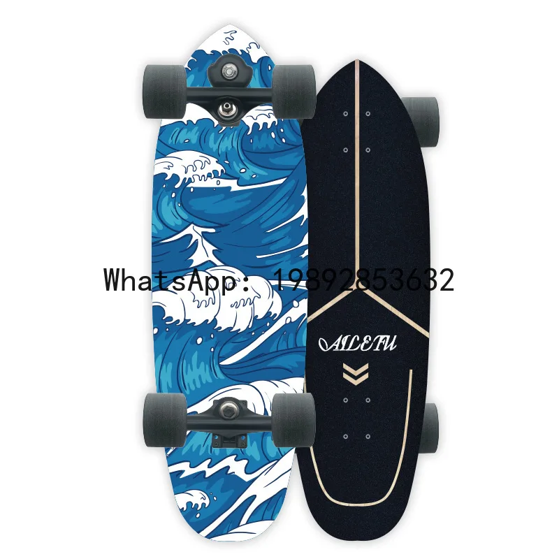 

HB Land Surfboard S6 Beginner Professional Skateboard Simulation CX7 Surf Ski Practice Board