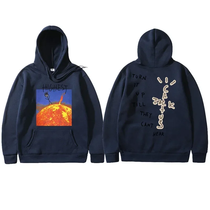 100% Cootton New jack cactus Highest Sun Astroworld Pullover Men Women Best-Quality Sweatshirts Cactus Jack Astroworld Hoodie
