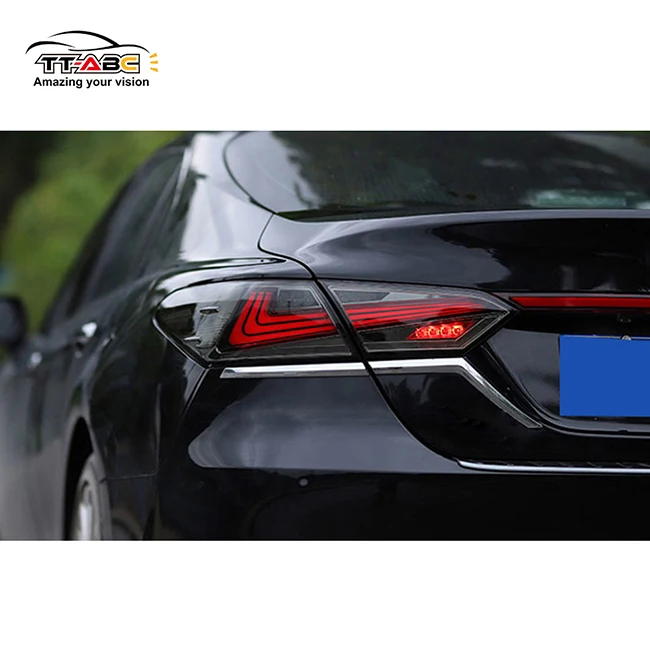 

TT-ABC Склад в США, готовый к отправке светодиодный задний фонарь для Toyota Camry 2018 2019 2020 2021 2022, задний фонарь с N-крючком, дымчатый