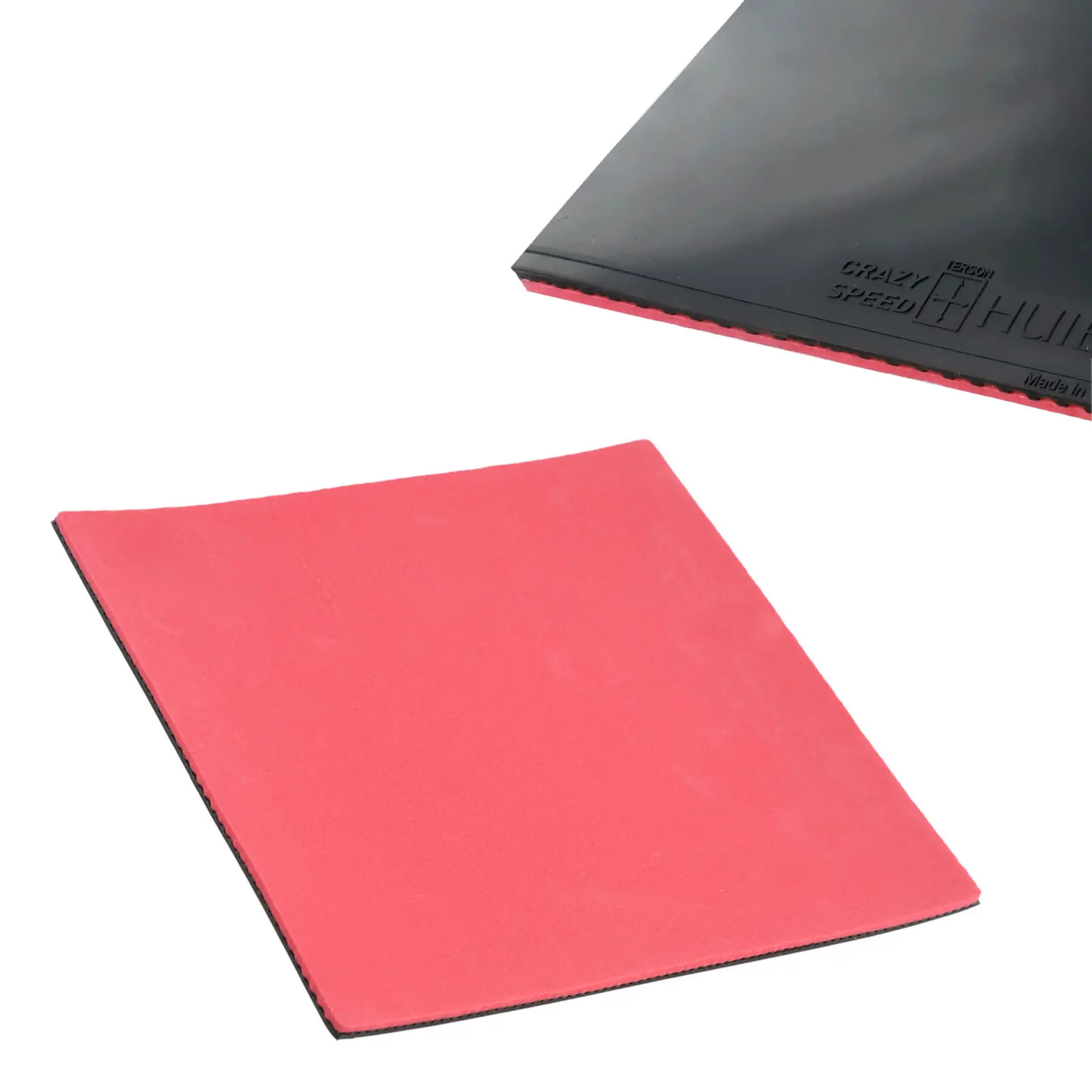 Rubber Table Tennis 1pc Wear-resistance 1pcs 2.2mm Thickness 42 45 Hardness Black/Red Flexibility Long Lasting