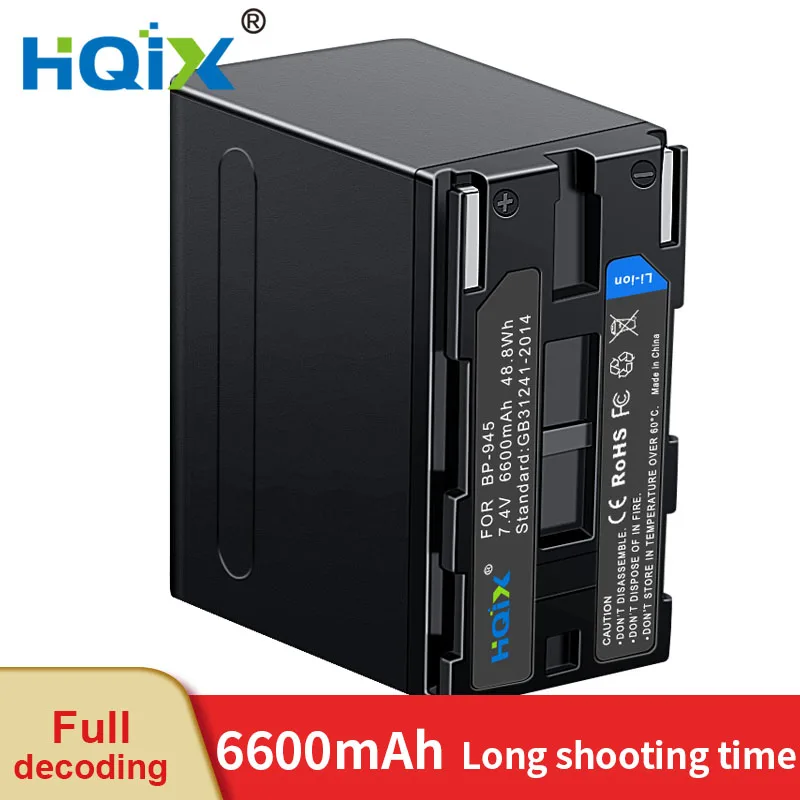 HQIX for Canon C2 E1 E2 E30 ES-50 55 60 65 75 300V 410V 420V 6500V 7000V 8000 520A 4000 5000 6000  Camera BP-945 Battery Charger