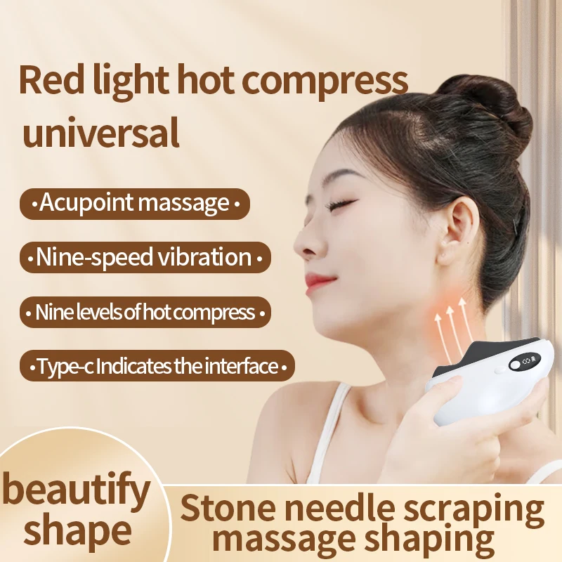 New Electric Guasha Massage Instrument Scraping Therapy Tool Facial beauty instrument