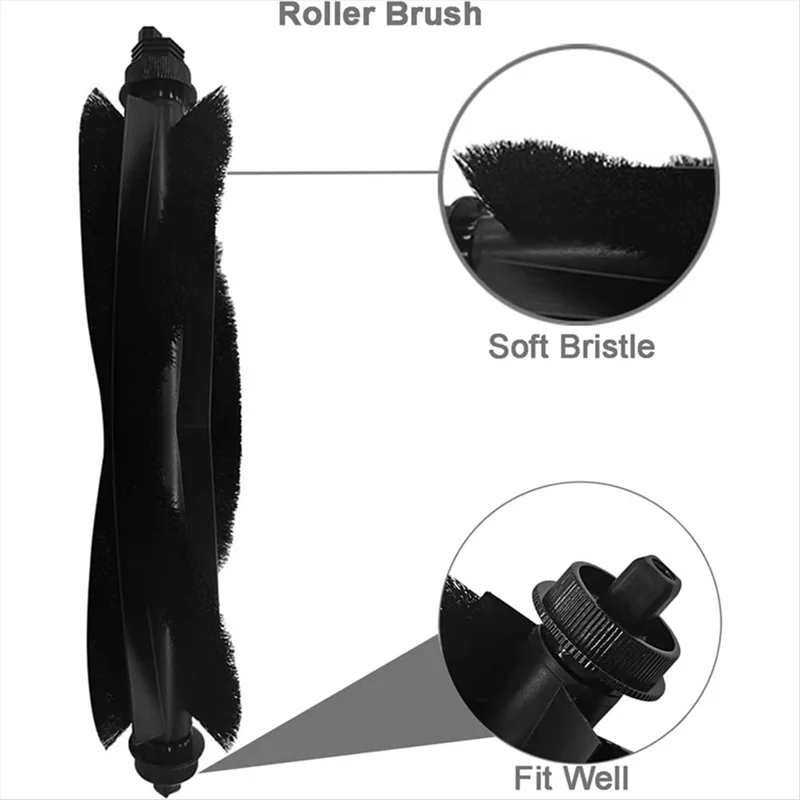 【Berserk】Для Eufy Clean L50, L50 SES, L60, L60, гибридная совместимая запасная щетка