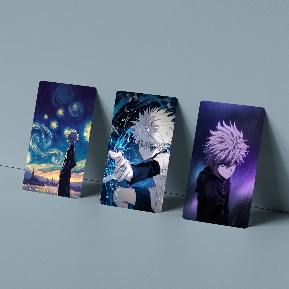 Hunter X Hunter Killua Stickers Cartoon Credit Card Visa Debit Bank Charge Card Bus Metro Waterproof Sticker Decal Decoration