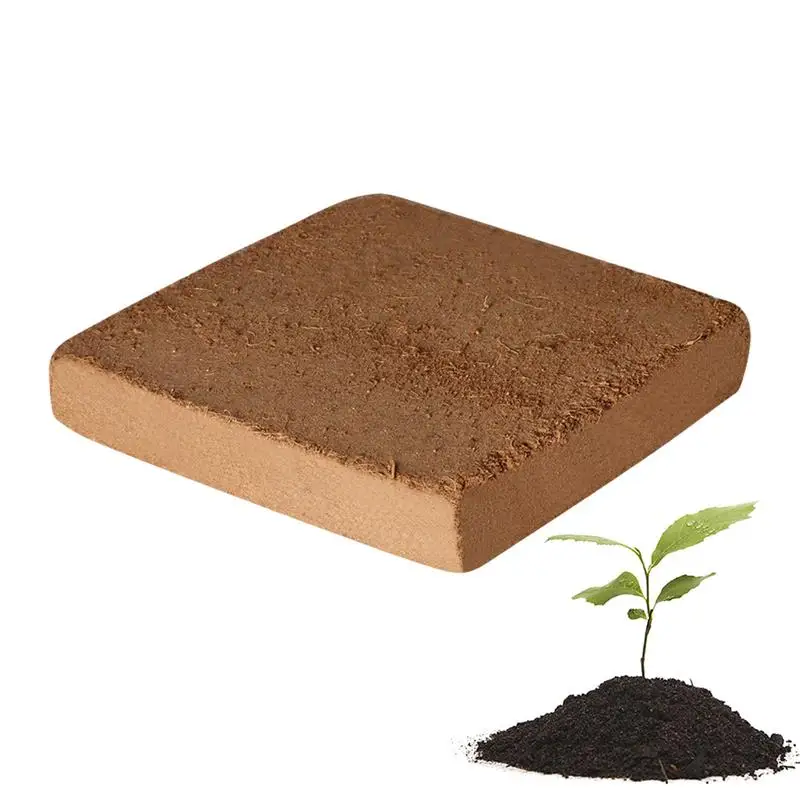 Coconut Coir Bricks Organic Coconut Bricks for Plants Compressed Gardening Coconut Fiber Brick Coconut Bricks for Raised Garden