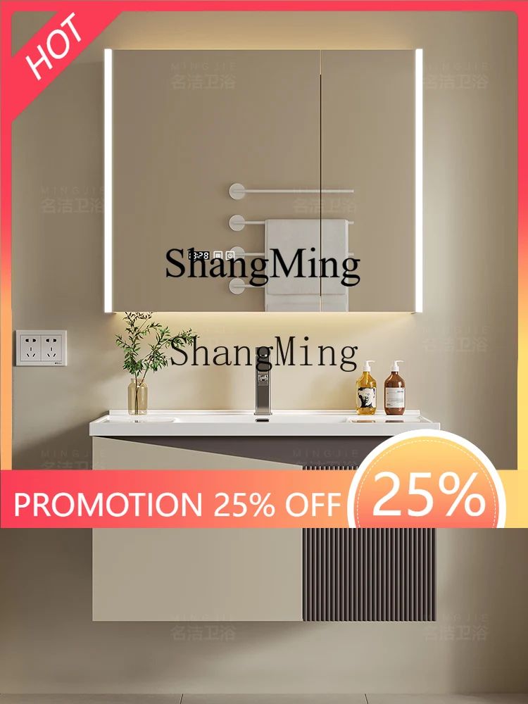 

ZYY high value light luxury ceramic integrated basin toilet washstand bathroom cabinet combination