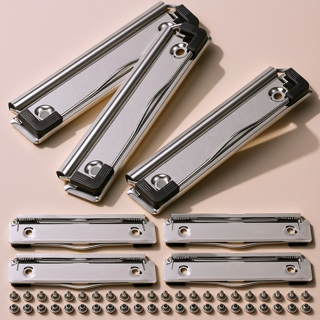 

10 шт. зажимов для досок, крепящихся на твердую поверхность, металлические, прочные, нескользящие, для документов, для офиса, школы, класса