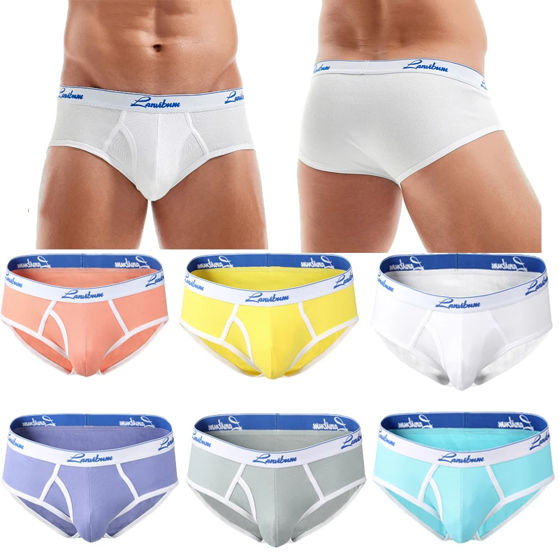 

3PCS/Lots Men Underwear Sexy Bugle Pouch Breathable Panties Seamless Slips Underpants Ropa Interior Hombre Low Waist Briefs 2XL