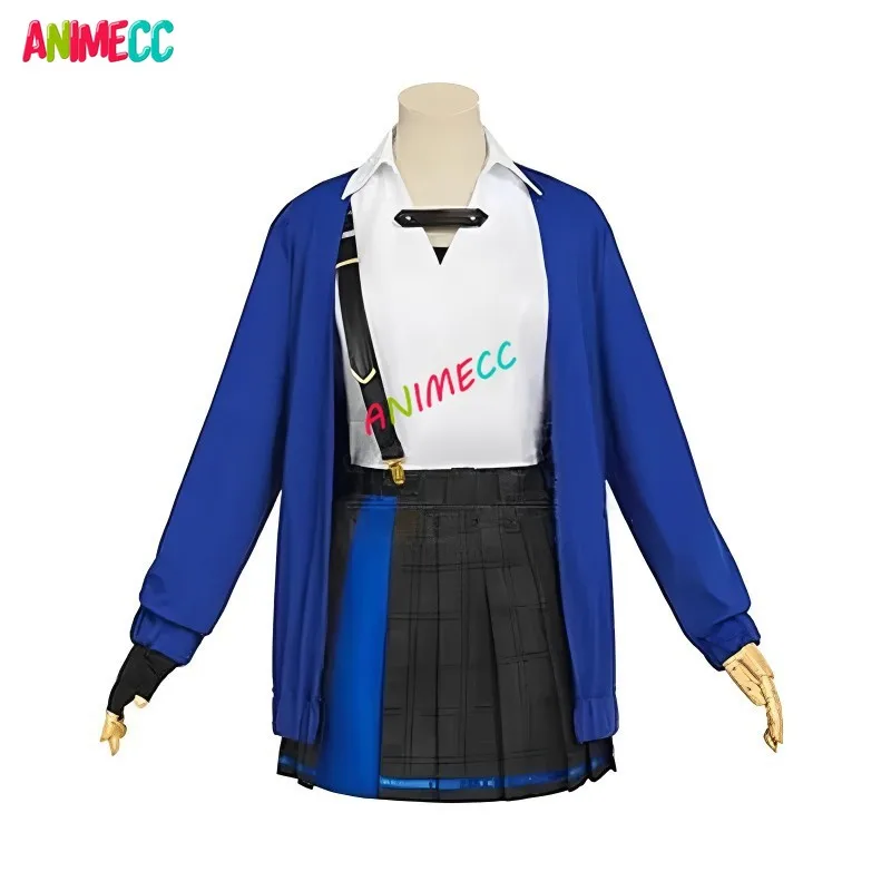 ANIMECC Sekai Project Hinomori Shiho Cosplay Costume parrucca colorato Stage Hoshino Ichika Cosplay Halloween Party per le donne ragazze