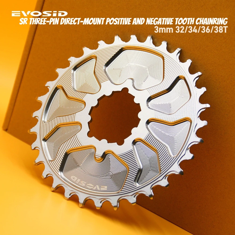 

Цепной диск EVOSID MTB 3 мм Offset Narrow Wide, 32/34/36/38T, 12 скоростей, с прямым креплением, из высококачественного алюминиевого сплава, изготовленный на станке с ЧПУ