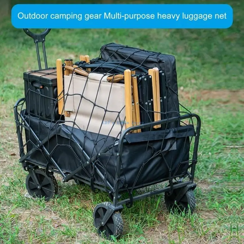 

XXFC Wagon Net Cover Beach Cart Wheelbarrows Wagon Cargo Net Folding Wagon Cover