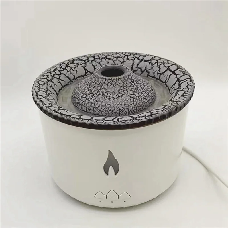 Humidificador de llama 3D, difusor de Aroma de aceite, humidificador de 350ML para sala de estar, oficina, fragancia, calma el sueño, atomiza el enchufe de la UE