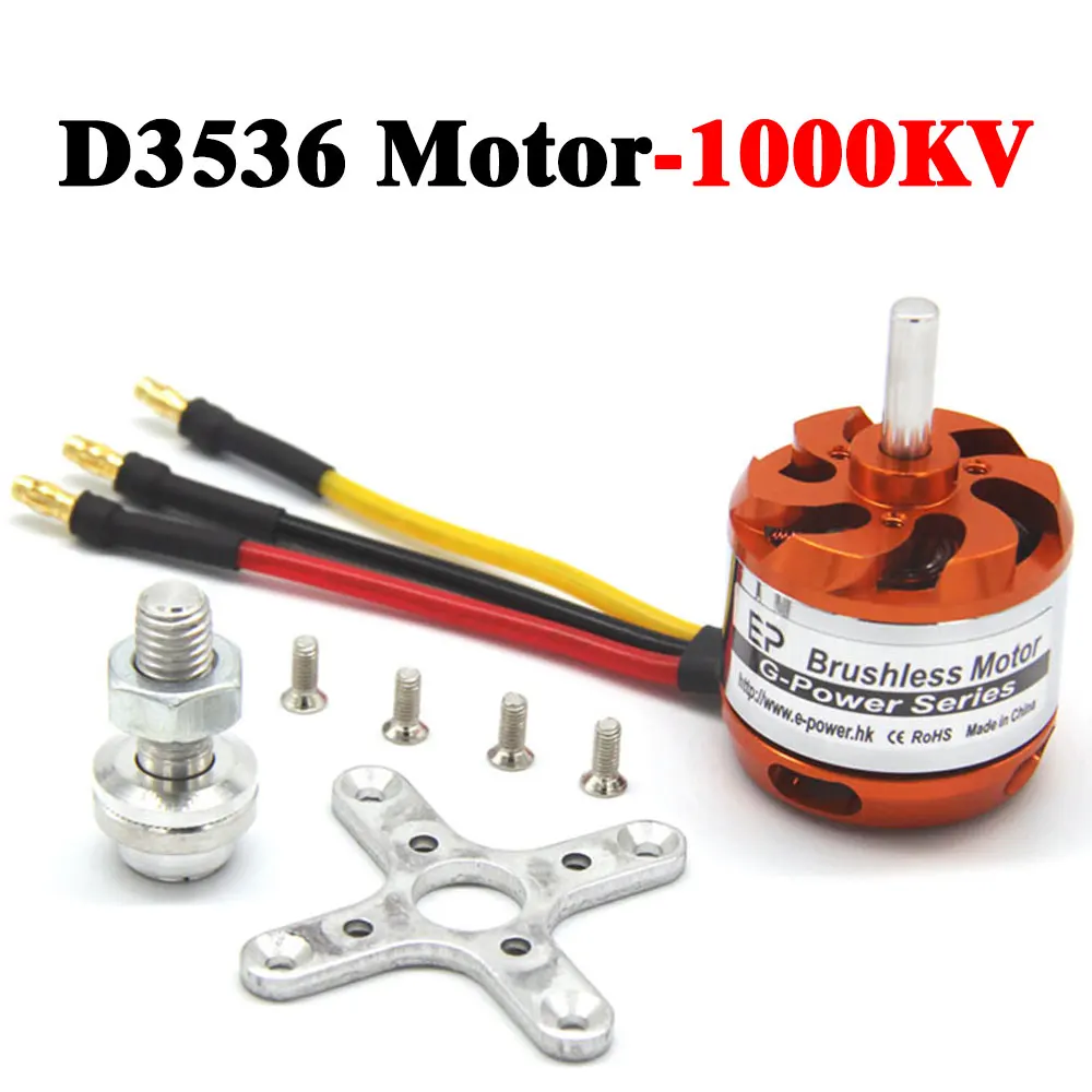 EP D3536 Borstelloze Motor voor Micro Multi-helikopters RC Vliegtuigen met Vleugels 750KV 1000KV 910KV 1250KV 1450KV Aircra