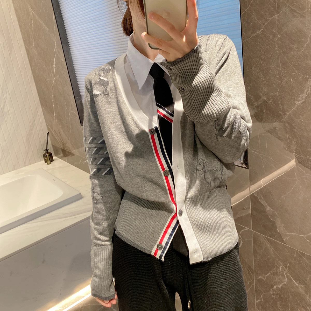 Cárdigan abierto de punto V-Ne para mujer, versión de lana fina de gama alta, ropa interior larga, longitud Regular, mezcla de lana, Faion de primavera