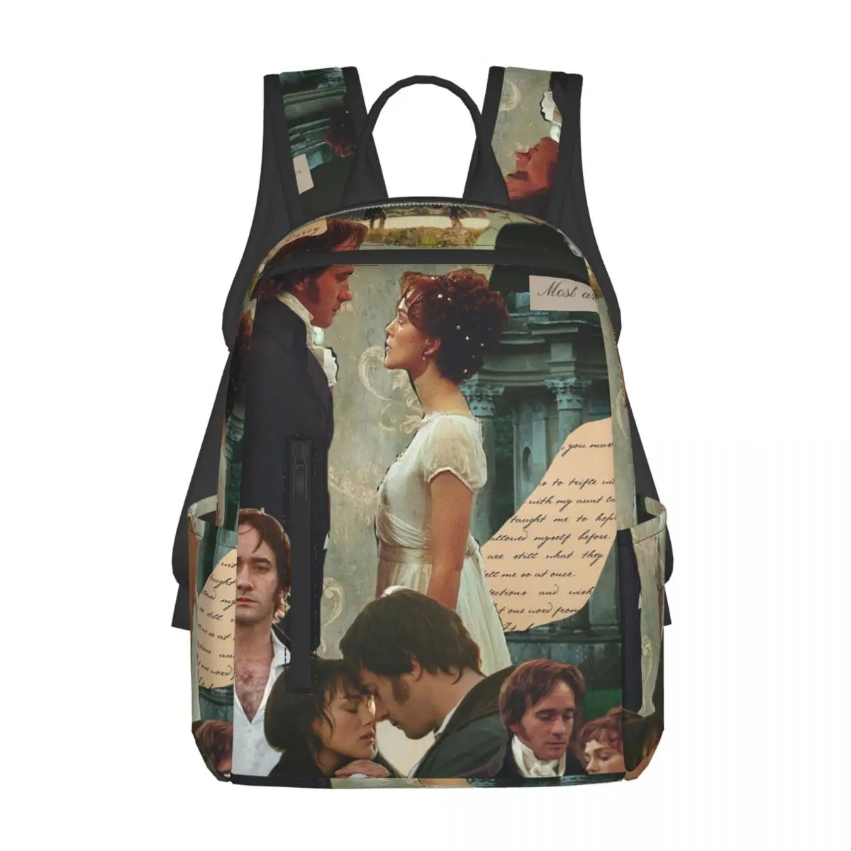 

90s Fitzwilliam Darcy Pride And Prejudice Backpack Daypack Large Capacity BookBag School Bag Shoulder Bags for Men Women
