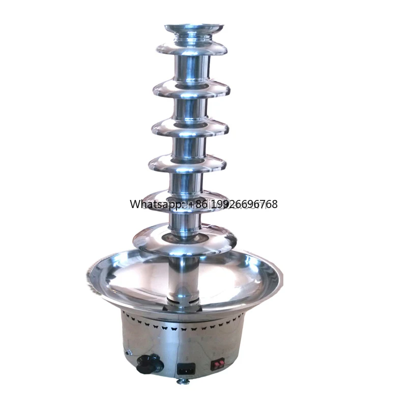 

Full Stainless Steel 7 Tiers Commercial Chocolate Fountain for Party