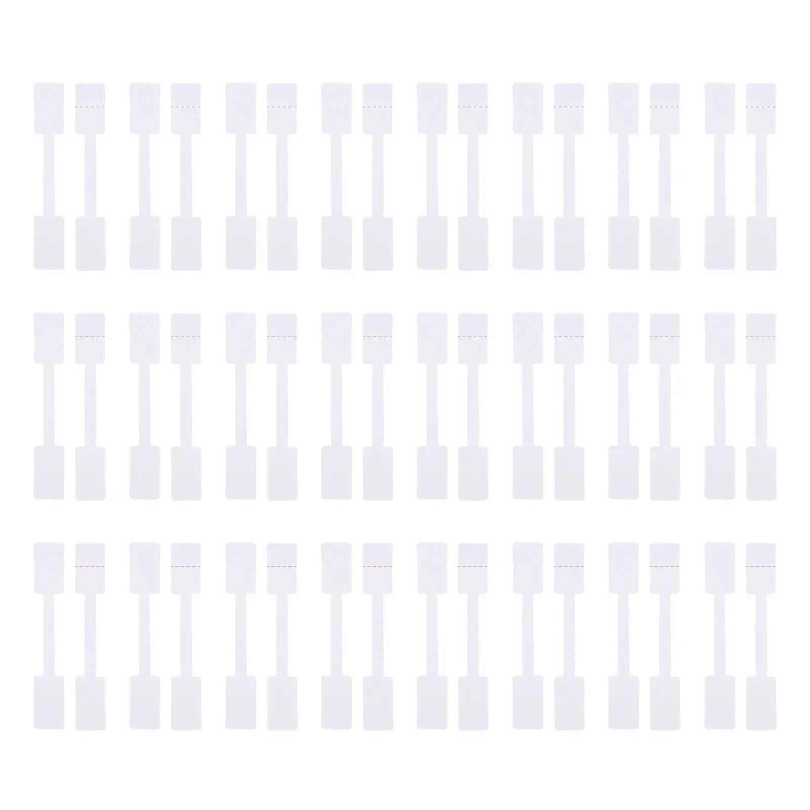 

200Pcs Premium Square Jewelry Labels Paper Price Tags Easy-Remove Adhesive for Rings Necklaces Bracelets Gift Tags Shop Use