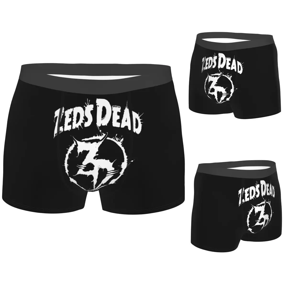 

Трусы-боксеры, шорты Zeds Dead 1, мужские дышащие трусы для мужчин, подарки бойфренду