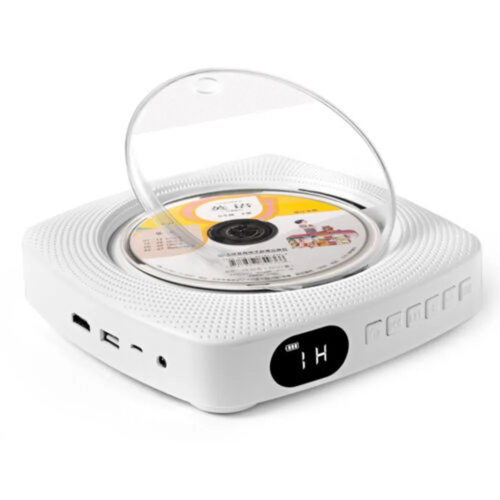 CD Player With USB Port Wireless Portable Bluetooth Speaker