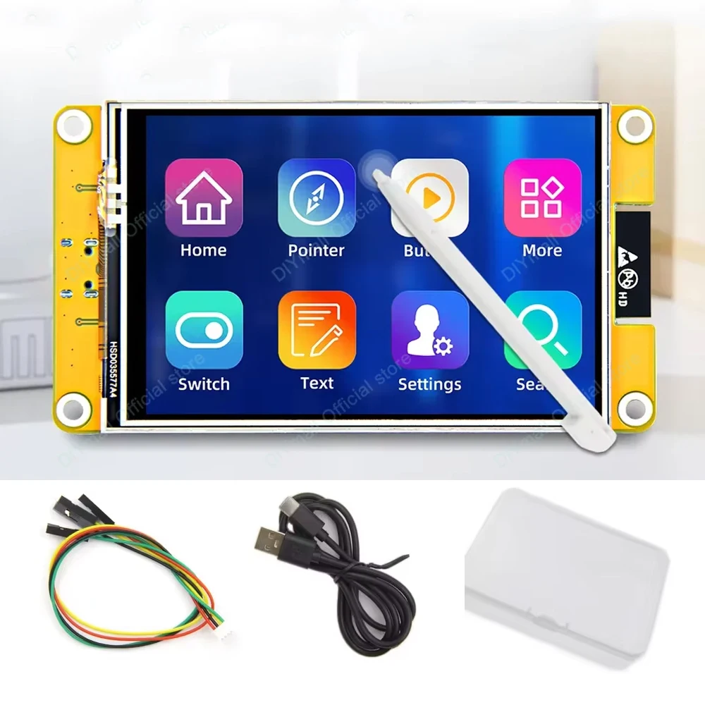 

3.5 Inch ESP32 Development Board with WiFi/Bluetooth - 320x480 Touch Display LVGL Support for Smart IoT Screen Module