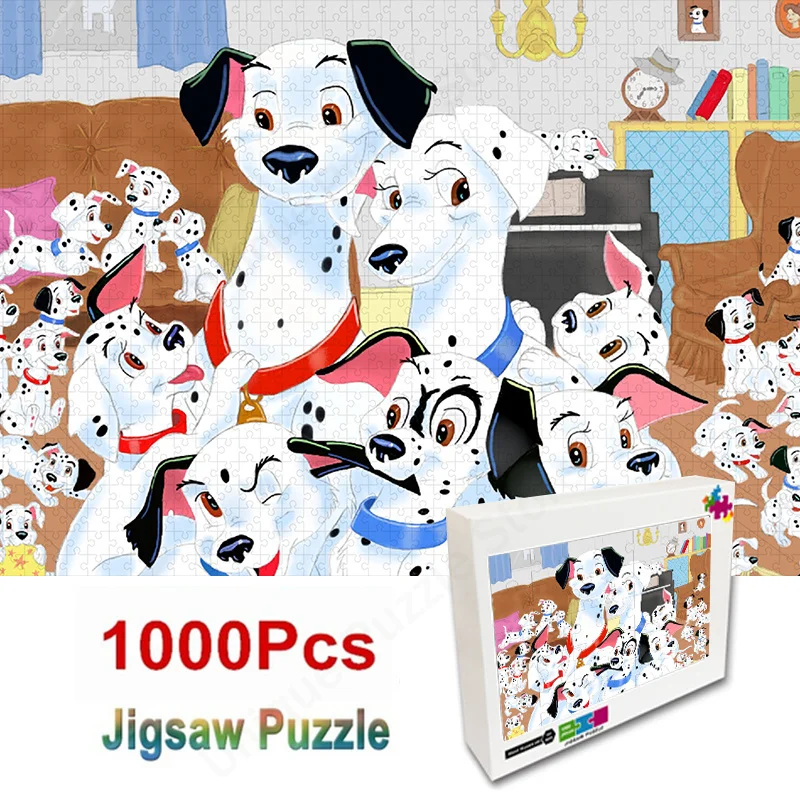 

Disney 101 Dalmatians Jigsaw Puzzles Disney Cartoon Puzzles for Kids Intellectual Educational Toys Diy Puzzle Game Toys Gifts