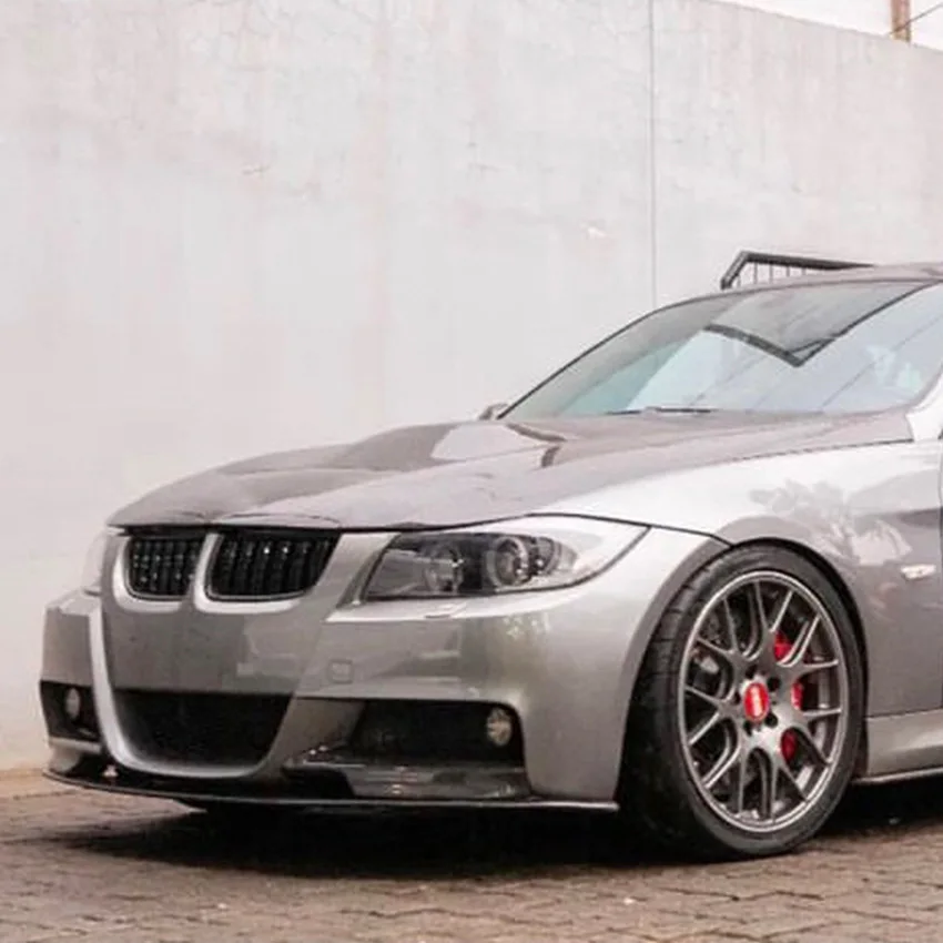 

Car Front Bumper Lip Spoiler Diffuser Splitters Body Kit Aprons Cover Guard Trim For BMW 3 Series E90 E91 M-Tech 2005-2008