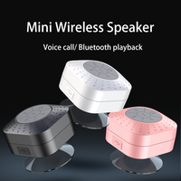 Portable Mini Bluetooth Speaker Wireless Rechargeable Sound Box Loudspeaker with Suction Cup for Phone Answer Car Bathroom Music