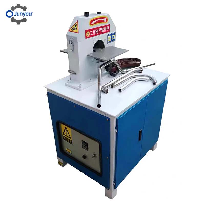 High Performance Stainless Steel SS Metal Bend Pipe Outer Circle Rust  Sanding Polishing Machine